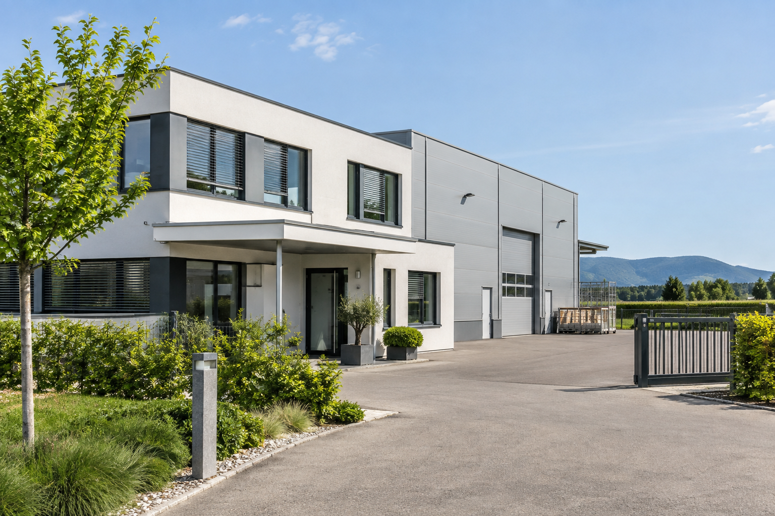 Gewerbestandort mit Büro und Lager